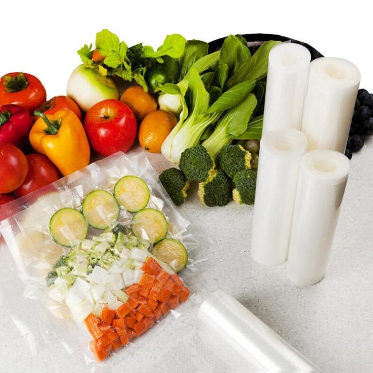 Lebensmittel-Vakuum-Frischhaltebeutel Gitter Reis Verpackung Vakuumrolle, 12x500cm, 15x500cm, 17x500cm, 20x500cm, 25x500cm, 28x500cm, 32x500cm
