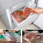 Lebensmittel-Vakuum-Frischhaltebeutel Gitter Reis Verpackung Vakuumrolle, 12x500cm, 15x500cm, 17x500cm, 20x500cm, 25x500cm, 28x500cm, 32x500cm