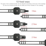 RCSTQ Universal-Expansionsschnalle für DJI Mavic Air 2 Pro / Femi FIMI Drohne, Expansionsschnalle