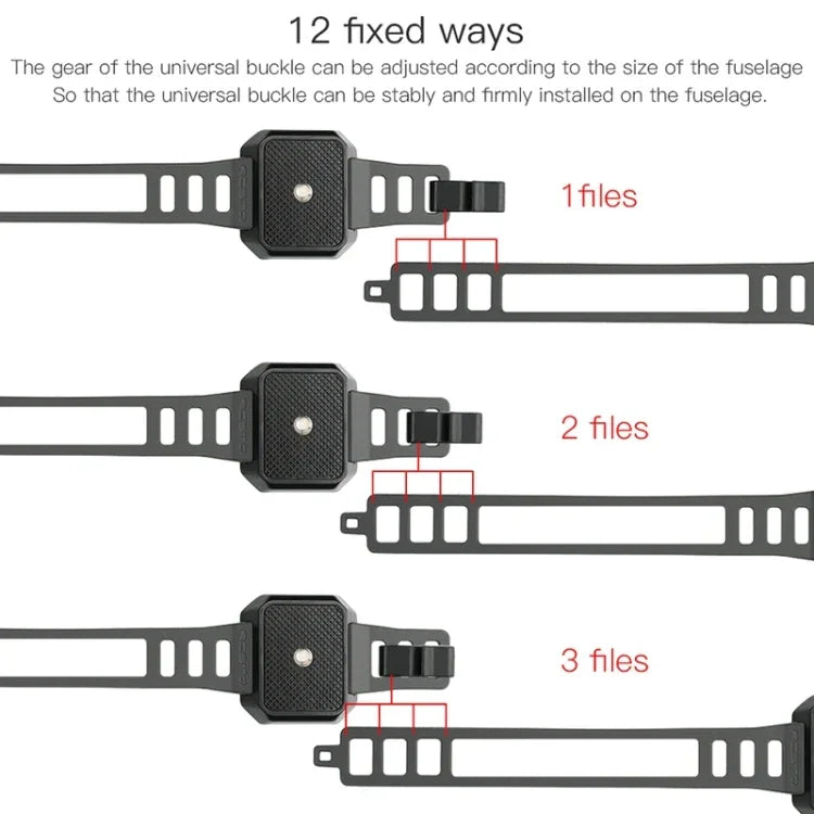 RCSTQ Universal-Expansionsschnalle für DJI Mavic Air 2 Pro / Femi FIMI Drohne, Expansionsschnalle