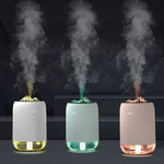 Car Portable Humidifier Household Night Light USB Spray Instrument Disinfection Aroma Diffuser, Car Humidifier Pearl White, Car Humidifier Turquoise, Car Humidifier Pink