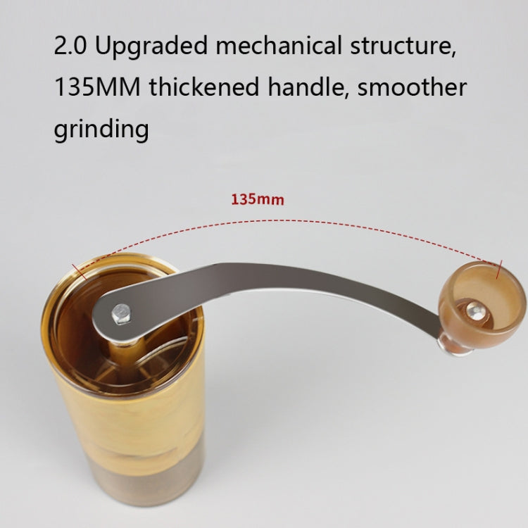 Haushalts-Tragbare Handkurbel-Kaffeemaschine Abnehmbarer manueller Kaffeemühle, M3 Ohne Logo