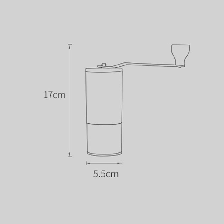 Haushalts-Tragbare Handkurbel-Kaffeemaschine Abnehmbarer manueller Kaffeemühle, M3 Ohne Logo