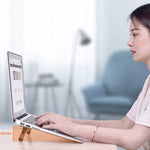 Oatsbasf Tragbarer Klappbarer Notebook-Ständer mit Lüfterheizung, Silber, Grau