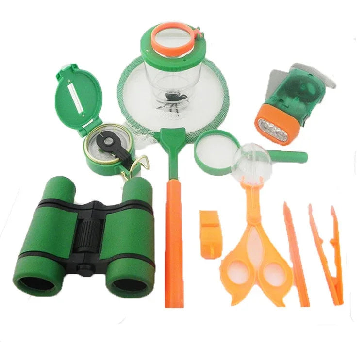 Kinder Outdoor Abenteuer Insektenbeobachtung Fernglas Set, RF-A046