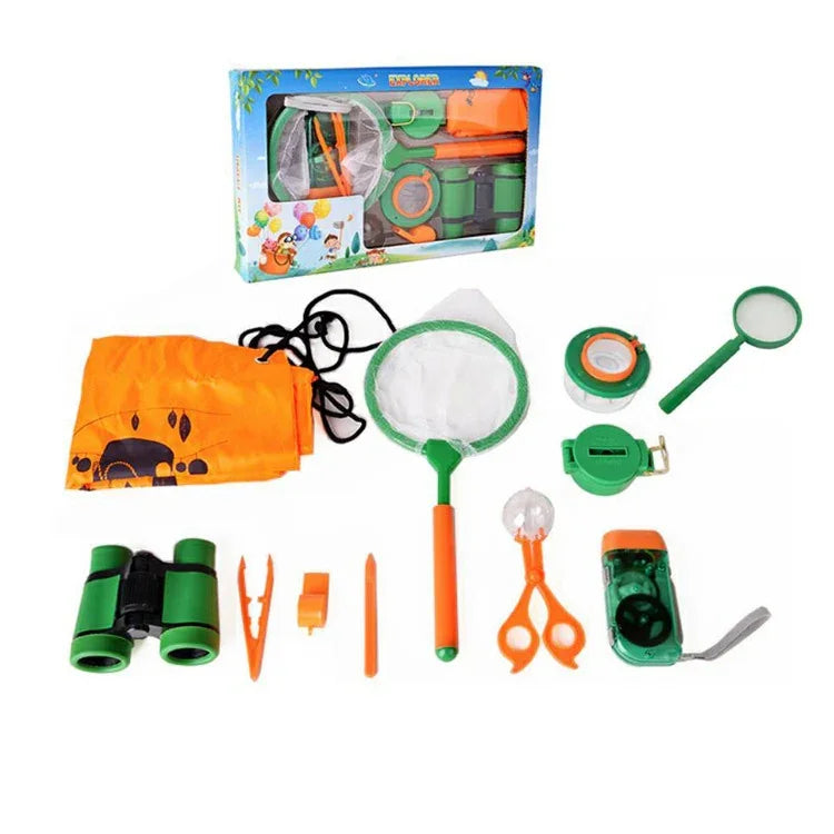 Kinder Outdoor Abenteuer Insektenbeobachtung Fernglas Set, RF-A046