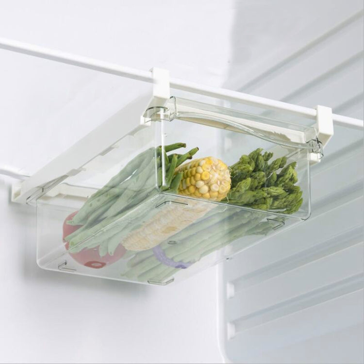 Kühlschrank-Aufbewahrungsbox, Schubladentyp, quadratisch, multifunktionale Frischhaltebox für den Haushalt, 1 Eierbox, 1 Frischhaltebox, 2 Eierbox, 2 Frischhaltebox, 1 Eierbox + 1 Frischhaltebox, 1 Box ohne Haken
