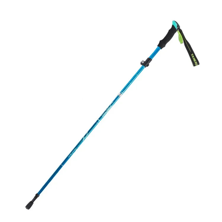 TANERDD TR-D0001 Trekkingstöcke aus Aluminiumlegierung, faltbare Outdoor-Gehstöcke, Wanderstöcke, TR-D0001 Kurz (Rot), TR-D0001 Kurz (Blau), TR-D0001 Kurz (Himmelblau), TR-D0001 Kurz (Violett), TR-D0001 Kurz (Schwarz), TR-D0001 Kurz (Grün)