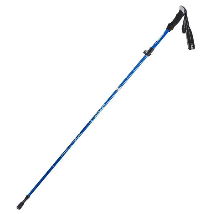 TANERDD TR-D0001 Trekkingstöcke aus Aluminiumlegierung, faltbare Outdoor-Gehstöcke, Wanderstöcke, TR-D0001 Kurz (Rot), TR-D0001 Kurz (Blau), TR-D0001 Kurz (Himmelblau), TR-D0001 Kurz (Violett), TR-D0001 Kurz (Schwarz), TR-D0001 Kurz (Grün)