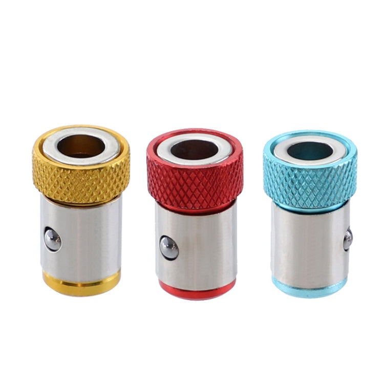 10 PCS Bit Magnetic Ring Screwdriver Bit with Magnetic Universal Steel Sleeve, Color Random Delivery, 10PCS CQ-23