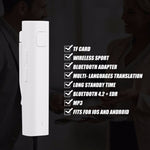 Bluetooth-Empfänger Smart-Kopfhörer Sprachübersetzer 26 Mehrsprachige Reise-Geschäft TF-Karte Sprach-Text-Dolmetscher Kopfhörer