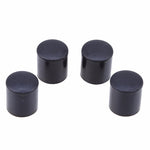 100 Stück Kunststoff Stuhl Fußschutz Schwarz Rutschfest Möbelbeine Tischfußkappen Bodenschutz Abdeckung, 16mm, 19mm, 22mm, 25mm