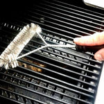 12 Zoll Grillbürste Edelstahl Drahtborsten Reinigungsbürsten mit Griff, 12 Zoll