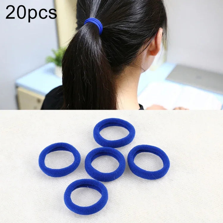 20 Stück / Packung Haargummis für Mädchen und Kinder, elastische Haarbänder für Pferdeschwänze