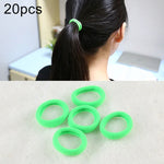 20 Stück / Packung Haargummis für Mädchen und Kinder, elastische Haarbänder für Pferdeschwänze