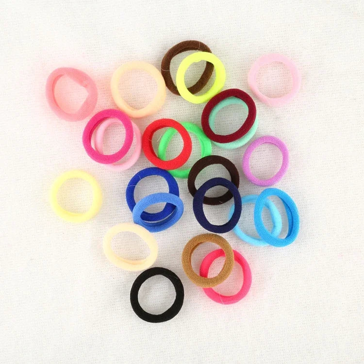 20 Stück / Packung Haargummis für Mädchen und Kinder, elastische Haarbänder für Pferdeschwänze
