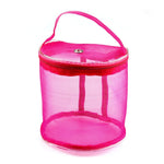 Netztasche DIY Handwebwerkzeuge Garn Aufbewahrung Stricktasche Organizer Hohle Garn Tasche, Groß Rosenrot, Groß Lila, Klein Rosenrot, Klein Lila, Klein Beige, Klein Rosa