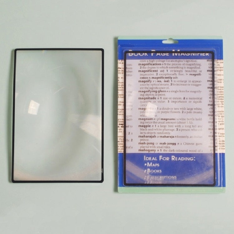 Karten-Slim-Leselupe 3x Visitenkartenlupe, 120×180mm