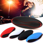 3D Stereo Mini Rugby Shape Bluetooth Speaker with TF Card Slot(Blue)