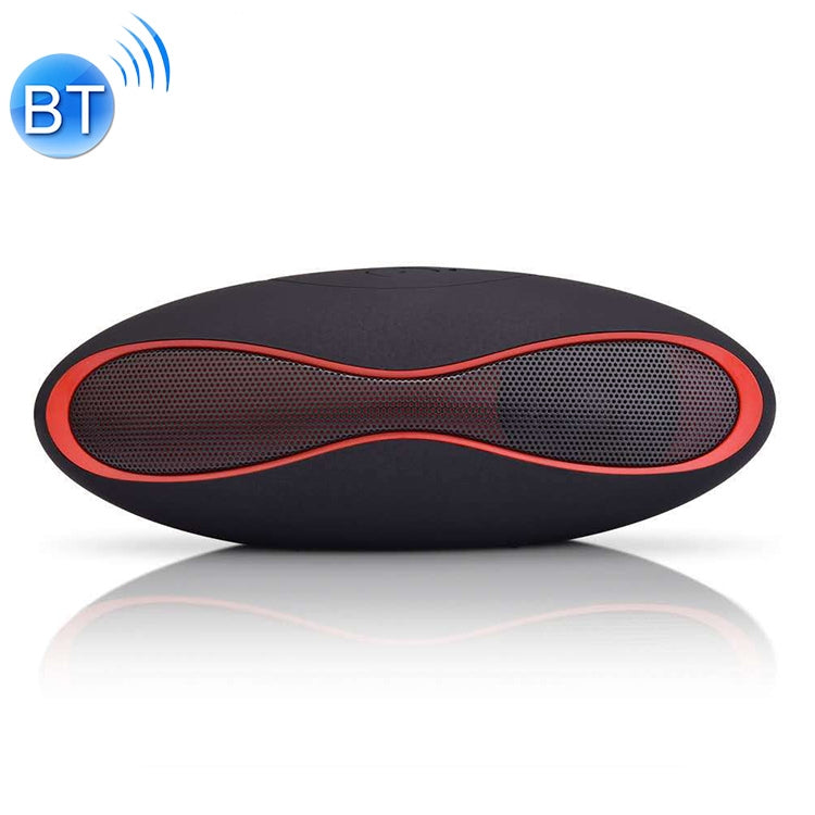 3D Stereo Mini Rugby-förmiger Bluetooth-Lautsprecher mit TF-Kartensteckplatz (Blau)