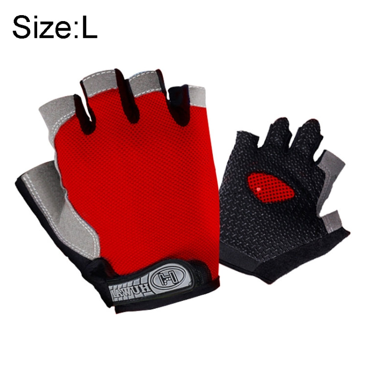 Sommer Fitness Handschuhe für Herren und Damen, Gym Krafttraining Radfahren Yoga Dünn Atmungsaktiv Rutschfest Halbfinger Handschuhe, S, L, XL, M