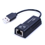 USB zu RJ45 10/100 Mbps USB Ethernet Adapter Netzwerkkarte, USB 2.0 100Mbps