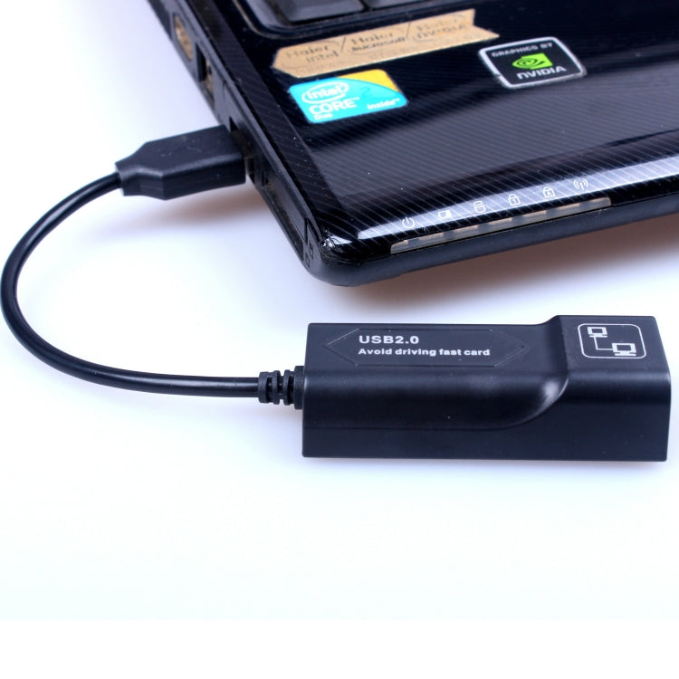 USB zu RJ45 10/100 Mbps USB Ethernet Adapter Netzwerkkarte, USB 2.0 100Mbps