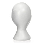 Schaufensterpuppenkopf aus Schaumstoff für weibliche Ausstellerinnen, z. B. für Mützen, Kopfhörer, Haaraccessoires und Perücken.