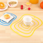 6er-Set Küchenschneidebretter, flexibel, transparent, PP, S (20x14,8cm), M (30,5x23,5cm), L (42x31,5cm)