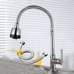 Küchenarmatur mit Spritzschutz, Waschbecken, universell drehbar, Vollkupfer-Verbindung, Kaltwasser, Kaltwasser+50 cm Schlauch, Kaltwasser+60 cm Schlauch, Kaltwasser+80 cm Schlauch, Warm- und Kaltwasser, Warm- und Kaltwasser+60 cm Schlauch, 304 Kaltwasser