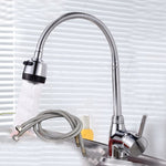 Küchenarmatur mit Spritzschutz, Waschbecken, universell drehbar, Vollkupfer-Verbindung, Kaltwasser, Kaltwasser+50 cm Schlauch, Kaltwasser+60 cm Schlauch, Kaltwasser+80 cm Schlauch, Warm- und Kaltwasser, Warm- und Kaltwasser+60 cm Schlauch, 304 Kaltwasser