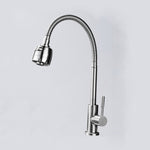 Küchenarmatur mit Spritzschutz, Waschbecken, universell drehbar, Vollkupfer-Verbindung, Kaltwasser, Kaltwasser+50 cm Schlauch, Kaltwasser+60 cm Schlauch, Kaltwasser+80 cm Schlauch, Warm- und Kaltwasser, Warm- und Kaltwasser+60 cm Schlauch, 304 Kaltwasser