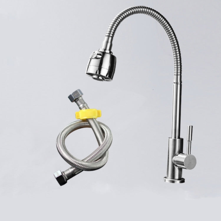 Küchenarmatur mit Spritzschutz, Waschbecken, universell drehbar, Vollkupfer-Verbindung, Kaltwasser, Kaltwasser+50 cm Schlauch, Kaltwasser+60 cm Schlauch, Kaltwasser+80 cm Schlauch, Warm- und Kaltwasser, Warm- und Kaltwasser+60 cm Schlauch, 304 Kaltwasser