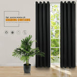 High-precision Curtain Shade Cloth Insulation Solid Curtain, 52x95 Inch（132x240CM）, 140x175, 42x63 Inch（107x160CM）, 140×240, 52×63 Inch（132×160CM）, 140x225