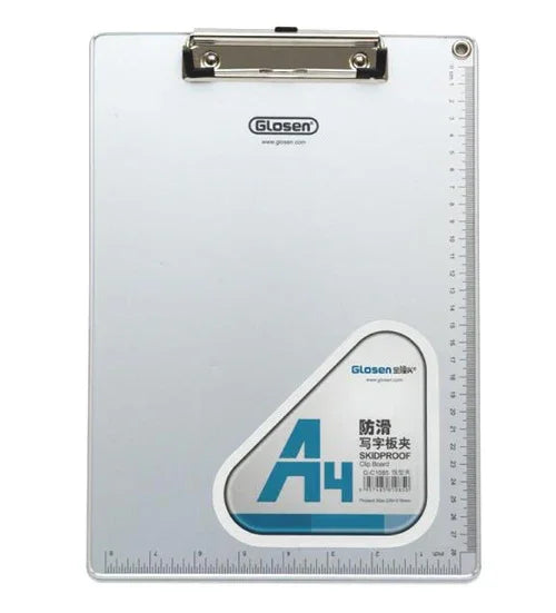 A4 Aluminium Klemmbrett Schreibunterlage Ordner Schul- und Bürobedarf, Größe: 31,5x22,5cm, 31,5x22,5cm