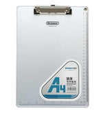 A4 Aluminium Klemmbrett Schreibunterlage Ordner Schul- und Bürobedarf, Größe: 31,5x22,5cm, 31,5x22,5cm