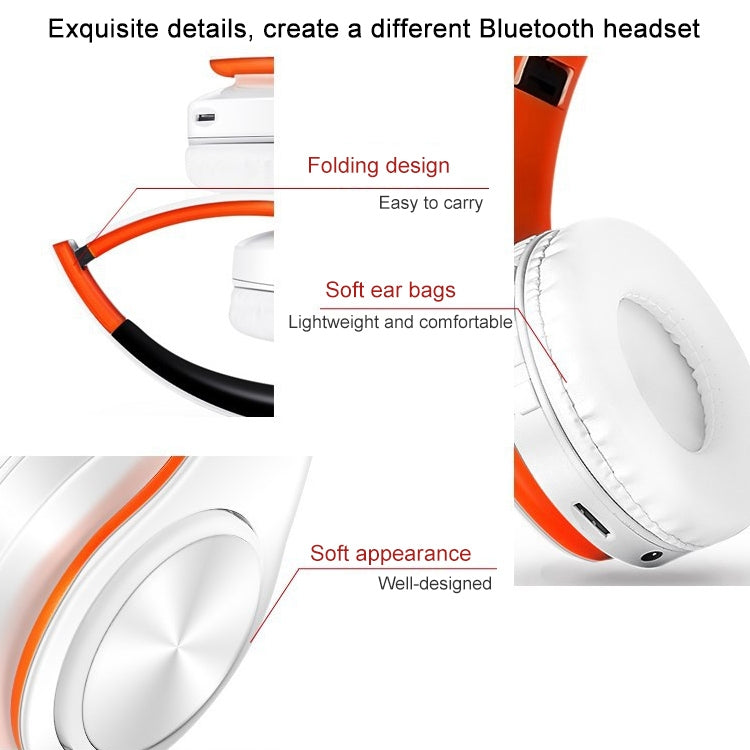Kopfhörer Bluetooth Headset Ohrhörer Kabellose Kopfhörer Stereo Faltbare Sport Ohrhörer Mikrofon Headset Freisprecheinrichtung MP3 Player