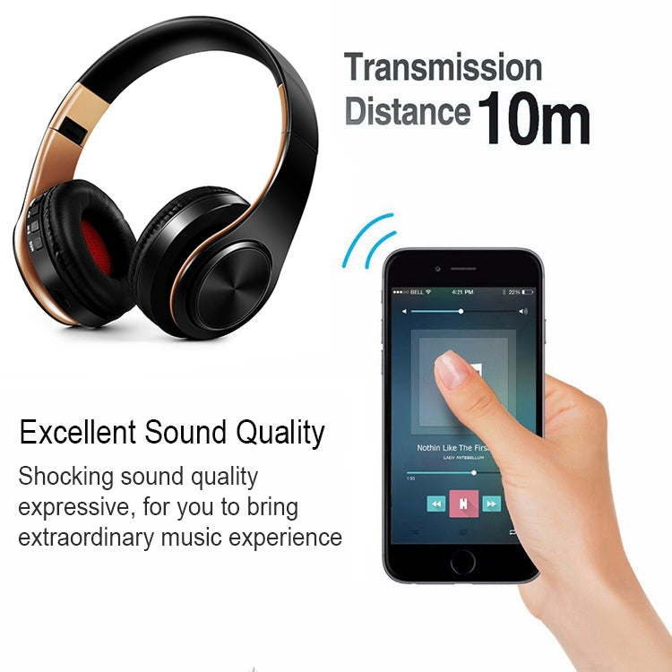 Kopfhörer Bluetooth Headset Ohrhörer Kabellose Kopfhörer Stereo Faltbare Sport Ohrhörer Mikrofon Headset Freisprecheinrichtung MP3 Player