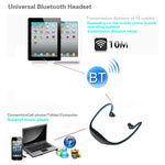 S9 Kabellose Sport Bluetooth Ohrhörer für iPhone Huawei XiaoMi Telefon, Unterstützt TF / SD Karte & Mikrofon