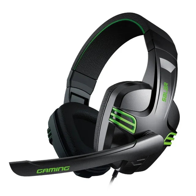 Salar KX101 3,5mm kabelgebundenes Gaming-Headset PC Gamer Stereo-Kopfhörer mit Mikrofon für Computer