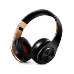 HIFI Stereo Kabellose Bluetooth Kopfhörer für Xiaomi iPhone Samsung Tablet, mit Mikrofon, Unterstützt SD Karte & FM