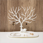 Kreativer Ring in Geweihform Lippenstiftständer Halskette Schmuck Kosmetik Aufbewahrungs-Organizer