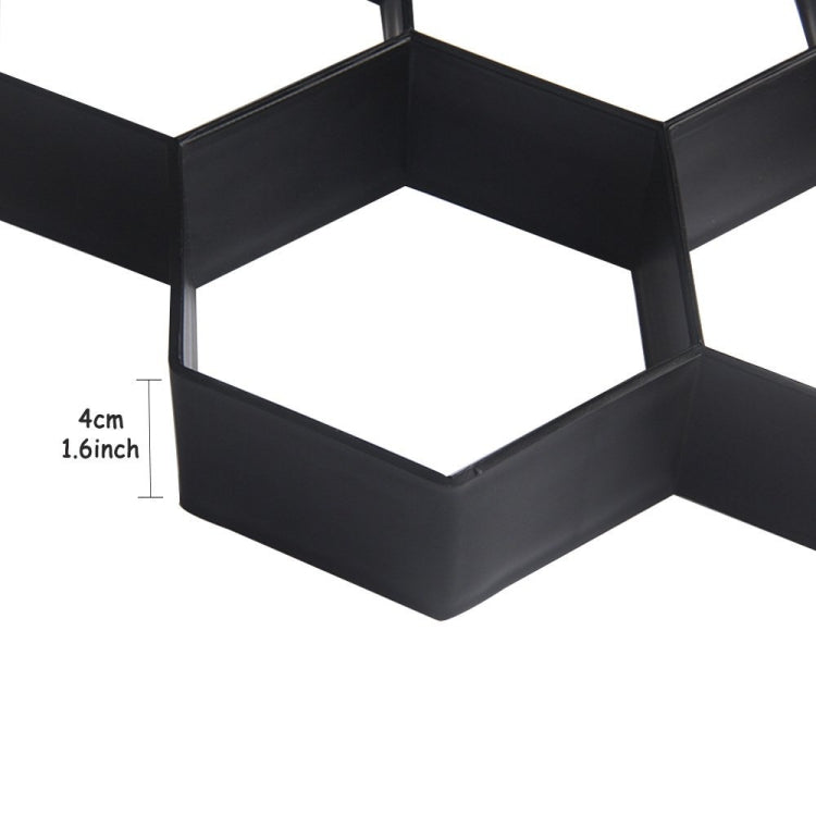 Kunststoff-Bodenform ultraleicht DIY Garten Pflasterung sechseckige ausgefallene Form, Pflasterung sechseckige ausgefallene Form