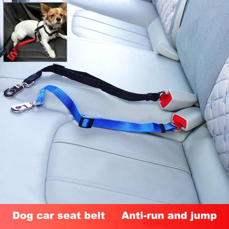 Nylon-Geschirr Leine Clip Haustier Hund Auto Sicherheitsgurt Sicherheitsgurt, Rot, Schwarz, Blau