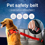 Nylon-Geschirr Leine Clip Haustier Hund Auto Sicherheitsgurt Sicherheitsgurt, Rot, Schwarz, Blau