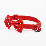 Verstellbares Halsband mit Schleife und Glöckchen für Katzen und Hunde – Haustierbedarf
