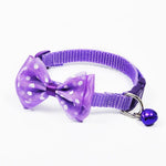Verstellbares Halsband mit Schleife und Glöckchen für Katzen und Hunde – Haustierbedarf