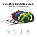 Automatische, flexible Rollleine für Hunde, Welpen und Katzen, 3 m und 5 m, geeignet für kleine und mittelgroße Hunde.