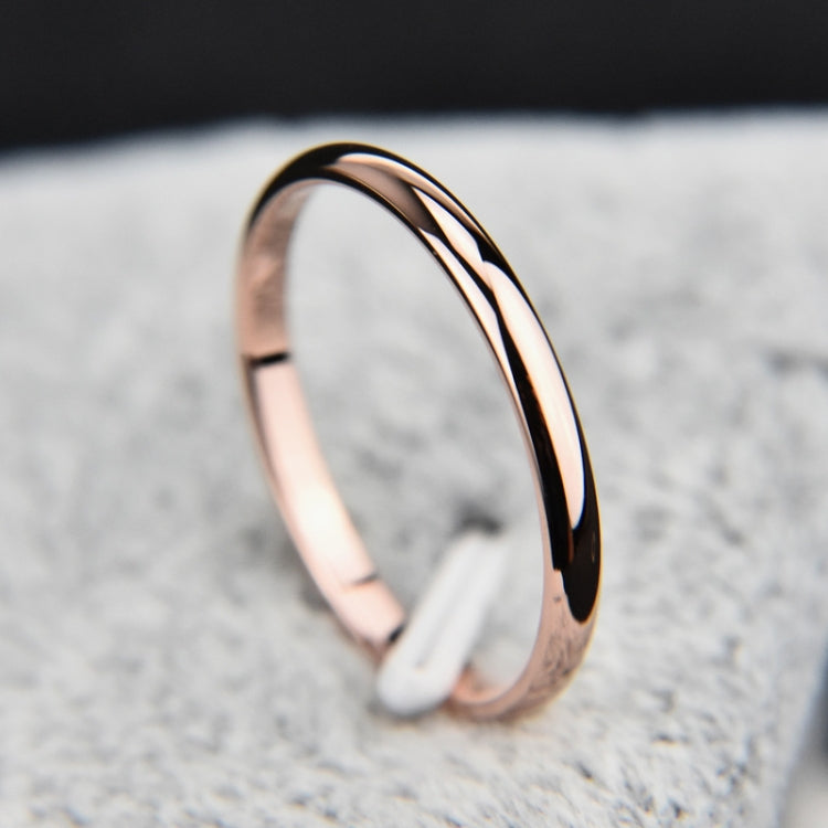 Female Stainless Steel Titanium Steel Ring, 8, 3