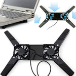 2 Stück faltbare Laptop-Kühler